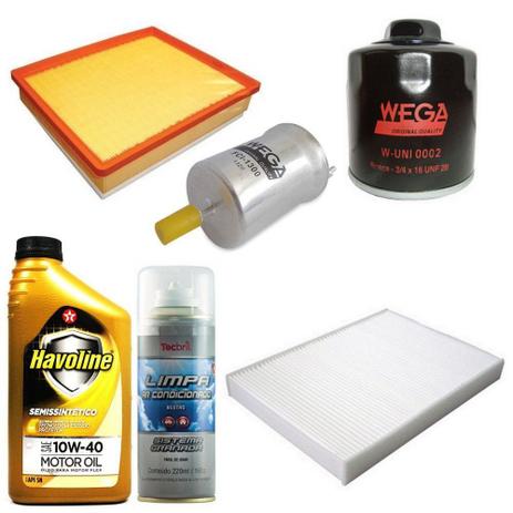 Kit Revisão Golf 2.0 8v Nacional 2001 Até 2006 - Wega havoline e tecbril Menor preço em Kit Revisão Golf 2.0 8v Nacional 2001 Até 2006 - Wega havoline e tecbril