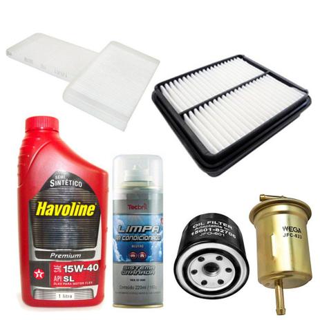 Kit Revisão Grand Vitara 2.5 V6 24v 1998 Até 2005 - Wega havoline e tecbril Menor preço em Kit Revisão Grand Vitara 2.5 V6 24v 1998 Até 2005 - Wega havoline e tecbril