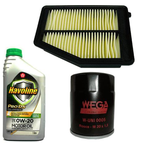 Kit Revisão Honda Civic 1.8 140cv 2013 em Diante - Wega e havoline Menor preço em Kit Revisão Honda Civic 1.8 140cv 2013 em Diante - Wega e havoline