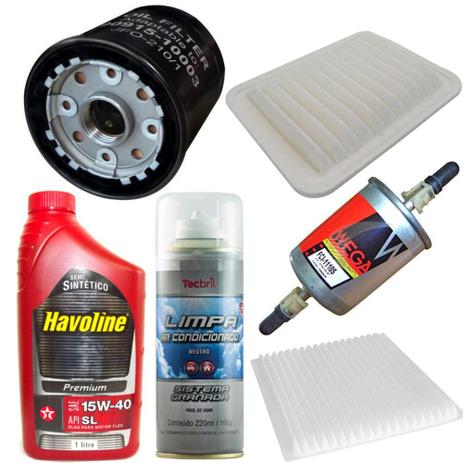 Kit Revisão Lifan 530 1.5 2015 Em Diante - Wega havoline e tecbril Menor preço em Kit Revisão Lifan 530 1.5 2015 Em Diante - Wega havoline e tecbril