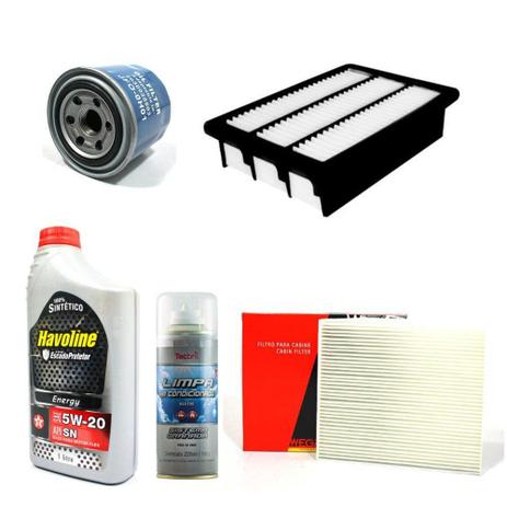 Kit Revisão Santa Fé 2.7 V6 2006 Até 2011 - Wega havoline e tecbril Menor preço em Kit Revisão Santa Fé 2.7 V6 2006 Até 2011 - Wega havoline e tecbril