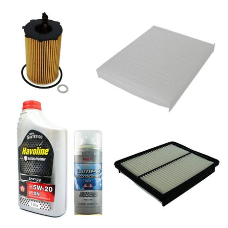 Kit Revisão Santa Fé 3.5 V6 2010 Em Diante - Wega havoline e tecbril Menor preço em Kit Revisão Santa Fé 3.5 V6 2010 Em Diante - Wega havoline e tecbril