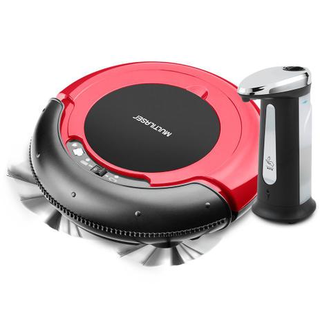 Kit Robô Aspirador Multilaser HO041 3 em 1 Bivolt com 30W e Bateria recarregavel Vermelho e Preto + Dispenser Automatico UD038 de Sabão liqu é boa?