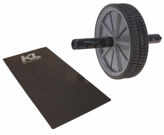 Kit Roda Abdominal Exercícios Lombar Colchonete Eva 20 Mm - Kl master fitness Menor preço em Kit Roda Abdominal Exercícios Lombar Colchonete Eva 20 Mm - Kl master fitness