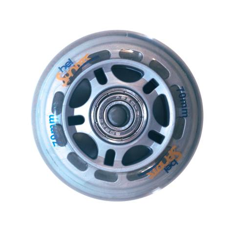 Kit rodas para roller ABEC-5 70X24mm em PU - Bel Sports Menor preço em Kit rodas para roller ABEC-5 70X24mm em PU - Bel Sports