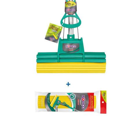 Kit Rodo Mágico Absorvente Mop Sekito Noviça Bettanin + Refil Menor preço em Kit Rodo Mágico Absorvente Mop Sekito Noviça Bettanin + Refil