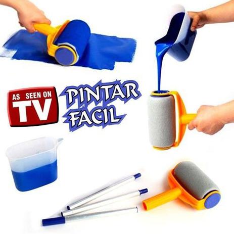 Kit rolo de pintura inteligente sem sujeira pintar facil para casa parede como visto na tv - Makeda Menor preço em Kit rolo de pintura inteligente sem sujeira pintar facil para casa parede como visto na tv - Makeda