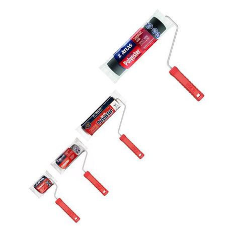 Kit Rolo Espuma Pintura Madeira e Metal- 5cm,9cm,15cm, 23cm Atlas Menor preço em Kit Rolo Espuma Pintura Madeira e Metal- 5cm,9cm,15cm, 23cm Atlas
