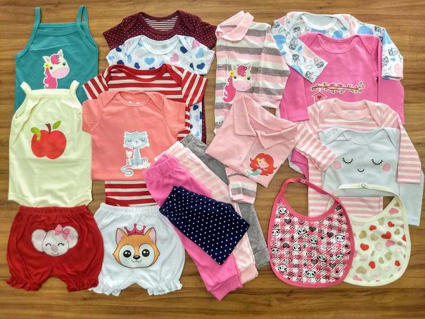 Kit Roupa De Bebe Pecas Body Manga Longa Curta E Mijao Meninas Baby Bird Roupas De Bebe Magazine Luiza