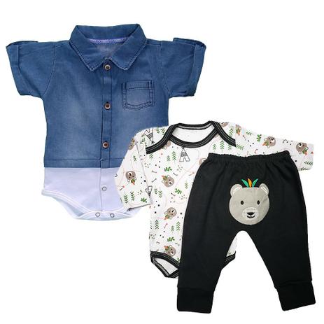 Kit Roupa de Bebê Barato 3 Peças Menino Menina Estilosa - KOALA BABY - Moda  para Bebês - Magazine Luiza