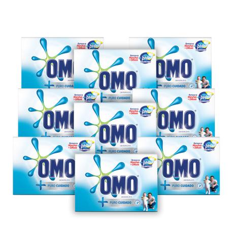 Kit Sabão em Pó Omo + Puro Cuidado 2Kg 9 Unidades Menor preço em Kit Sabão em Pó Omo + Puro Cuidado 2Kg 9 Unidades