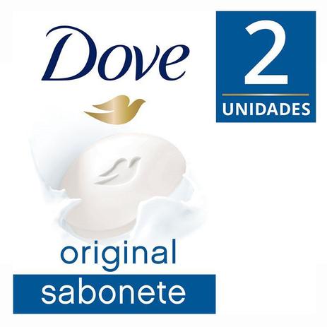 Kit Sabonete Dove Branco Regular 90g Com 2 Unidades Menor preço em Kit Sabonete Dove Branco Regular 90g Com 2 Unidades