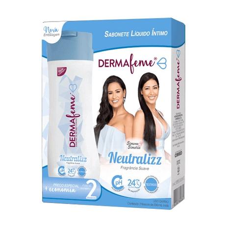 Kit Sabonete Intimo Dermafeme Neutralizz 200ml 2 Unidades Loprofar Menor preço em Kit Sabonete Intimo Dermafeme Neutralizz 200ml 2 Unidades Loprofar