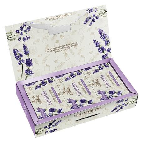 Kit Sabonete Lavanda Memphis 130g Com 3 Unidades Menor preço em Kit Sabonete Lavanda Memphis 130g Com 3 Unidades