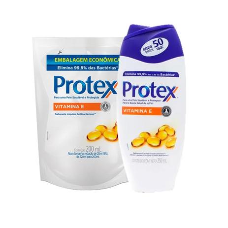Kit Sabonete Líquido Protex Vitamina E 250ml + Refil 200ml é boa?