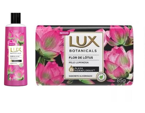 Kit Sabonete Líquido + sabonete em barra Flor de Lótus Bontanicals - Lux Menor preço em Kit Sabonete Líquido + sabonete em barra Flor de Lótus Bontanicals - Lux
