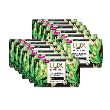 Kit Sabonete Lux Botanicals Flor De Verbena 85g - 12 Unidades Menor preço em Kit Sabonete Lux Botanicals Flor De Verbena 85g - 12 Unidades