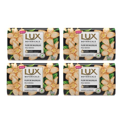 Kit Sabonete Lux Flor de Baunilha 85g 4 unidades Menor preço em Kit Sabonete Lux Flor de Baunilha 85g 4 unidades