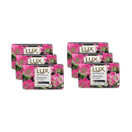 Kit Sabonete Lux Flor de Lotus 85g 6 Unidades Menor preço em Kit Sabonete Lux Flor de Lotus 85g 6 Unidades