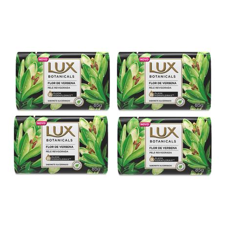 Kit Sabonete Lux Flor de Verbena 85g 4 unidades Menor preço em Kit Sabonete Lux Flor de Verbena 85g 4 unidades