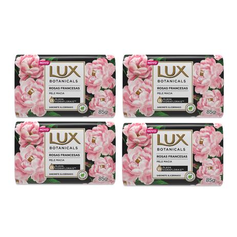 Kit Sabonete Lux Rosas Francesas 85g 4 unidades Menor preço em Kit Sabonete Lux Rosas Francesas 85g 4 unidades