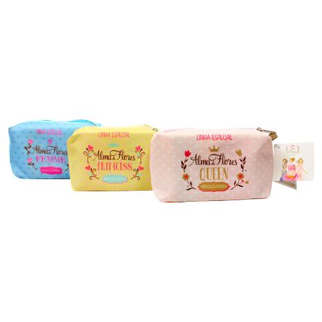 Kit Sabonete Memphis Alma de Flores 130g 3 Unidades + Necessaire Sortida Menor preço em Kit Sabonete Memphis Alma de Flores 130g 3 Unidades + Necessaire Sortida