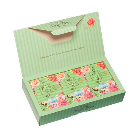 Kit Sabonete Perfumado Alma de Flores Finíssima Essências 3x130g - Memphis Menor preço em Kit Sabonete Perfumado Alma de Flores Finíssima Essências 3x130g - Memphis