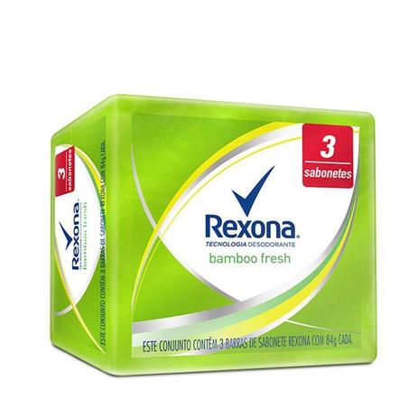 Kit Sabonete Rexona Bamboo Com 3 Unidades 84g é boa?