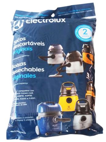Kit saco descartavel aspirador Electrolux A10 FLEX após 2010 Menor preço em Kit saco descartavel aspirador Electrolux A10 FLEX após 2010