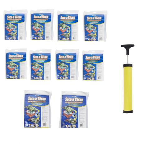 Kit Sacos a Vácuo 5un. 50 x 60cm + 5un. 80 x 100cm + Bomba - Western é ruim? Kit Sacos a Vácuo 5un. 50 x 60cm + 5un. 80 x 100cm + Bomba - Western é boa?