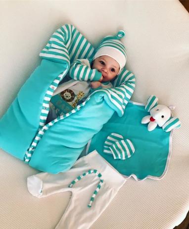 Kit Saida Maternidade Bebe Menino Animais Elefante E Saco De Dormir E Naninha Belladonna Baby Moda Infantil Magazine Luiza