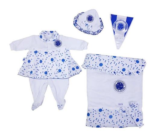 Kit Saída Maternidade Cruzeiro Luxo Meninas Oficial - Revedor Menor preço em Kit Saída Maternidade Cruzeiro Luxo Meninas Oficial - Revedor