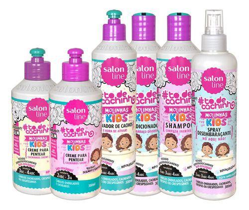 Kit Salon Line Infantil To De Cachinho Kids Molinha 6 Intens No Magalu Magazine Luiza
