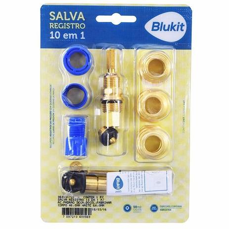Kit Salva Registro Fácil 10 Em 1 - Blukit Menor preço em Kit Salva Registro Fácil 10 Em 1 - Blukit