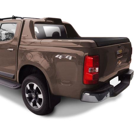Kit Santo Antônio Chevrolet S-10 High Country 12 a 19 Cinza Cyclone com Capota Marítima Trek Roller - Ck Menor preço em Kit Santo Antônio Chevrolet S-10 High Country 12 a 19 Cinza Cyclone com Capota Marítima Trek Roller - Ck