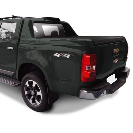 Kit Santo Antônio Chevrolet S-10 High Country 12 a 19 Verde Deepwood com Capota Marítima Trek Roller - Ck Menor preço em Kit Santo Antônio Chevrolet S-10 High Country 12 a 19 Verde Deepwood com Capota Marítima Trek Roller - Ck