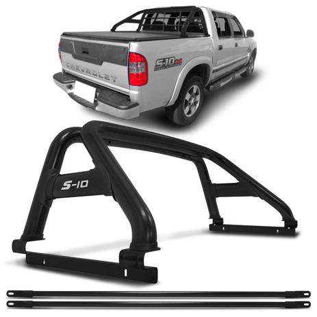 Kit Santo Antônio Duplo Track S10 95 a 11 CD Preto + Grade de Vidro Vigia Modelo Duplo Menor preço em Kit Santo Antônio Duplo Track S10 95 a 11 CD Preto + Grade de Vidro Vigia Modelo Duplo