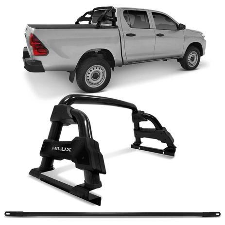 Kit Santo Antônio Simples Track ST-R Hilux 05 a 15 CD Preto + Grade de Vidro Vigia Menor preço em Kit Santo Antônio Simples Track ST-R Hilux 05 a 15 CD Preto + Grade de Vidro Vigia