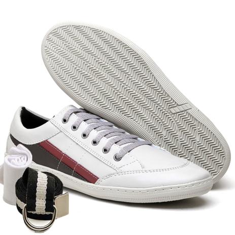 Kit Sapatênis Masculino Cinto e Meia Numeração Especial 37 ao 48 - Dexshoes  - Kit Masculino - Magazine Luiza