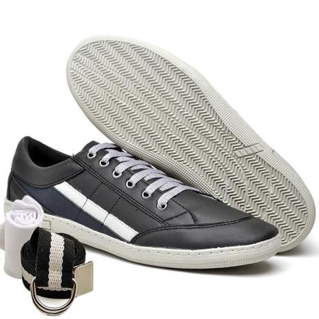 Kit Sapatenis + Cinto Rafarillo Em Couro 075701 - Kit Sapatenis + Cinto  Rafarillo Em Couro 075701 - Rafarillo