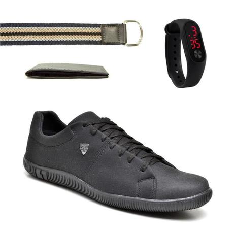Kit Sapatênis Masculino + Relógio Digital + Cinto + Carteira - Polo State -  Kit Masculino - Magazine Luiza