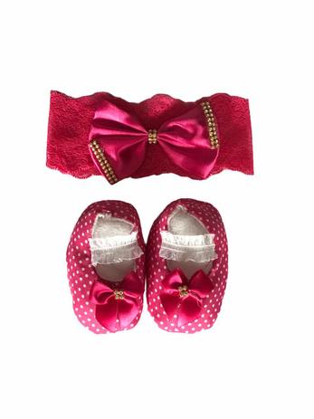 Kit Sapatinho Laço Faixa Cabelo Roupa Bebe Luxo 0-8 Meses - LL - Moda  Infantil - Magazine Luiza