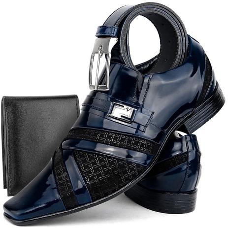 sapato social de couro