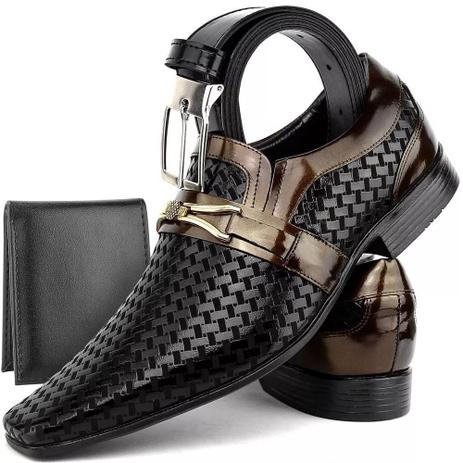 Kit Sapato Social Dhl Venetto Masculino Fivela Topázio - Dhl Calçados - Kit  Masculino - Magazine Luiza