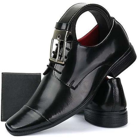 Kit Sapato Social Masculino Com Cadarço Cinto E Carteira Anúncio com variação - Franboots Menor preço em Kit Sapato Social Masculino Com Cadarço Cinto E Carteira Anúncio com variação - Franboots