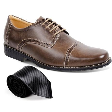 sapato social marrom claro