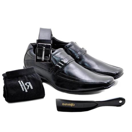 Kit Sapato Social Rafarillo Office Prime Preto - Sapato Social Masculino -  Magazine Luiza