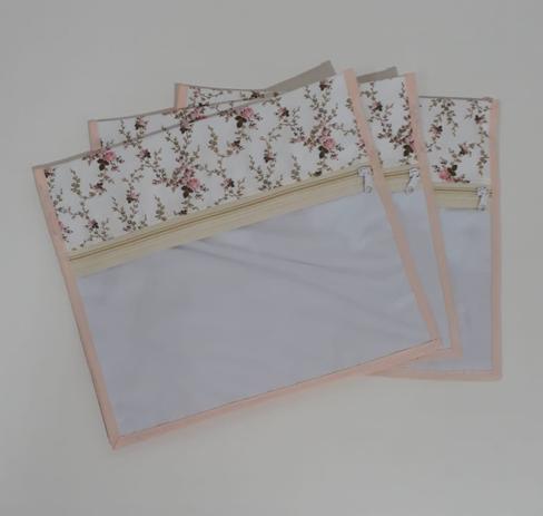 Kit Saquinho Maternidade Floral com 3 unidades - Alinhado baby Menor preço em Kit Saquinho Maternidade Floral com 3 unidades - Alinhado baby