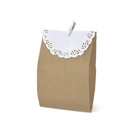 Menor preço em Kit Saquinhos de Papel Kraft para Lembrancinha - 10 Unidades - Aluá festas