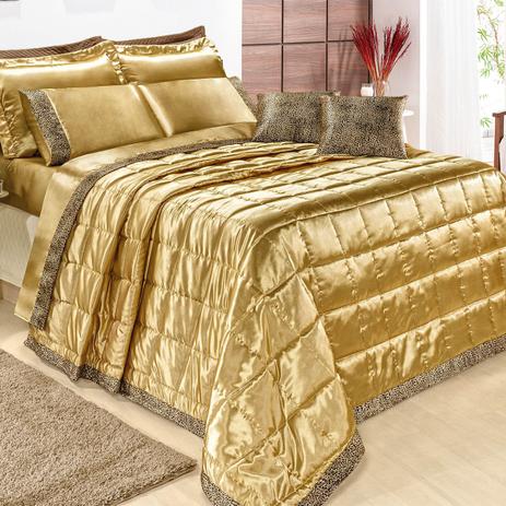 Kit Savana Matelado Dourado Casa Dona 7 peças King é boa?